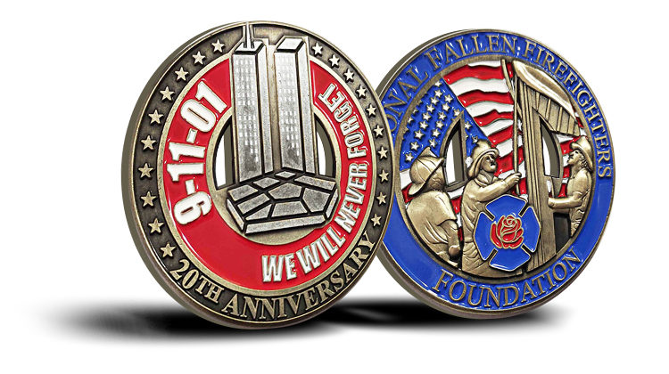 9/11 20th Anniversary Commemorative Challenge Coin