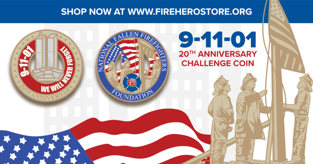 9/11 20th Anniversary Commemorative Challenge Coin