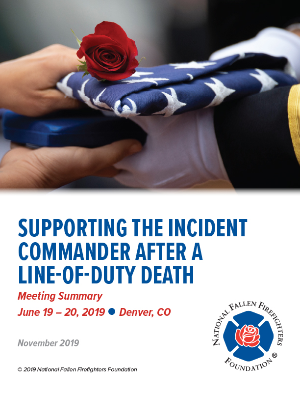 Supporting the Incident Commander After a Line-Of-Duty Death