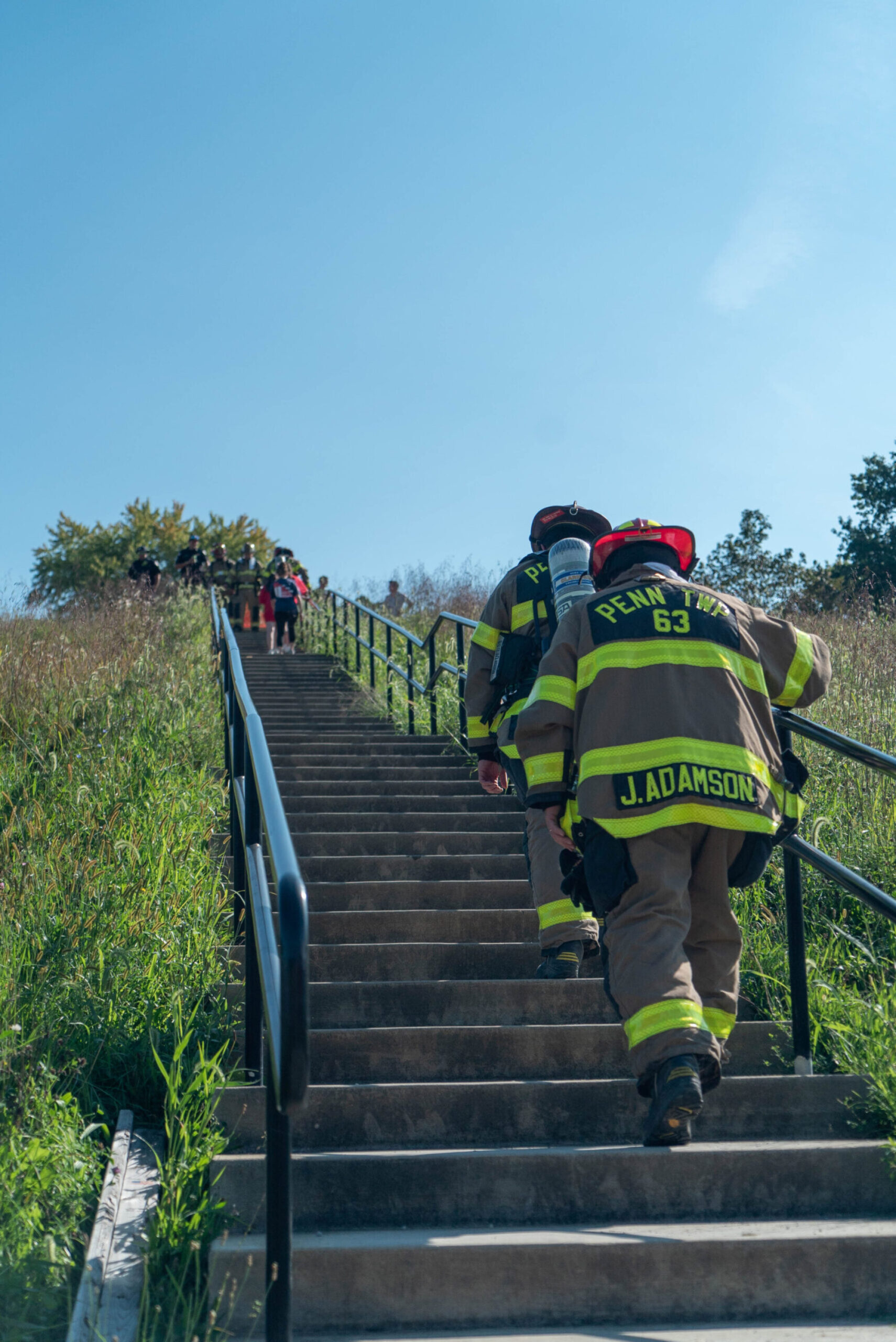 9/11 Stair Climb Sponsored by Fire Force and MSA