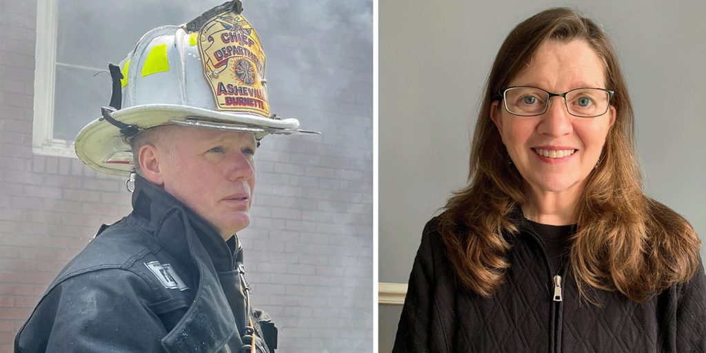 Chief Scott Burnette and Judy Kirk