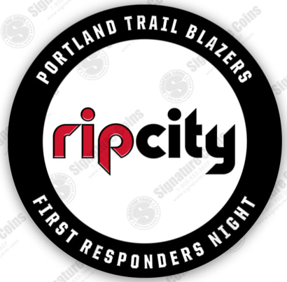 Portland Trail Blazers First Responder Night Coin