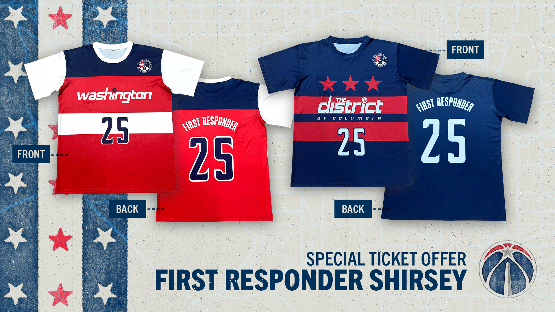 Washington Wizards Shirsey
