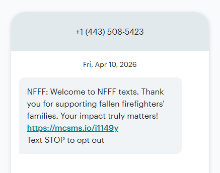 NFFF Welcome Text