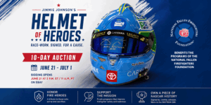 Jimmy Johnson Helmet for Heroes